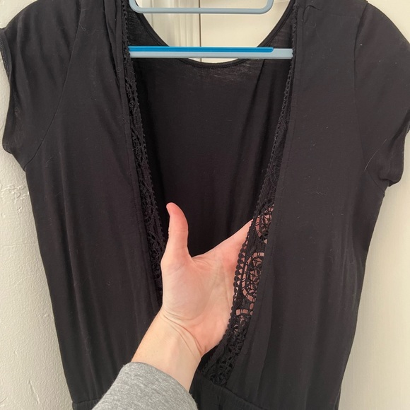 Black Sezane Open Back Dress - Picture 2 of 3